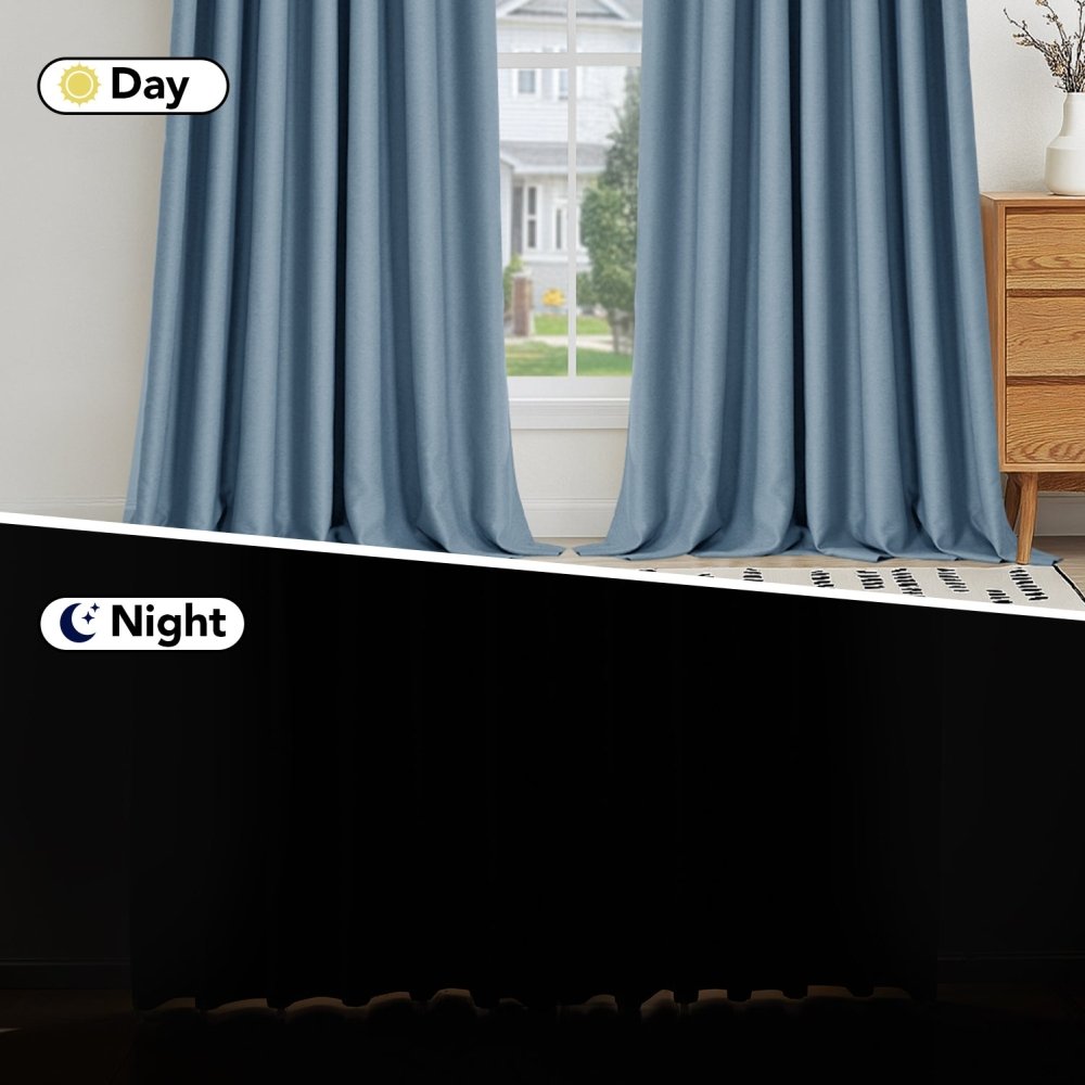 Yvonne Total Blackout Custom Curtains - Deconovo US