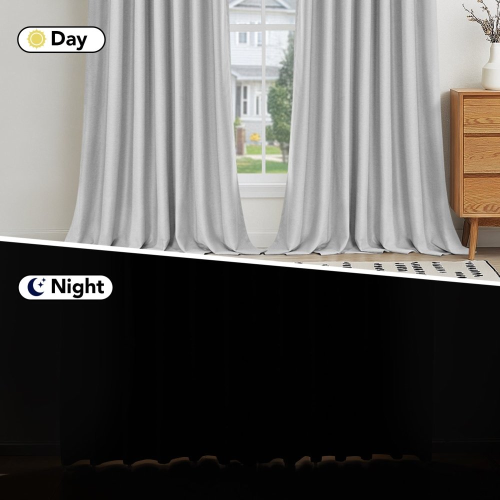Yvonne Total Blackout Custom Curtains - Deconovo US