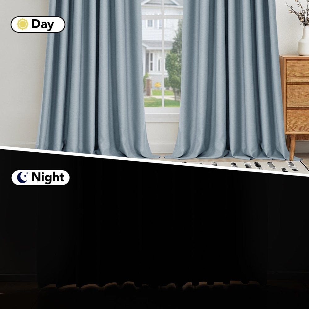 Yvonne Total Blackout Custom Curtains - Deconovo US