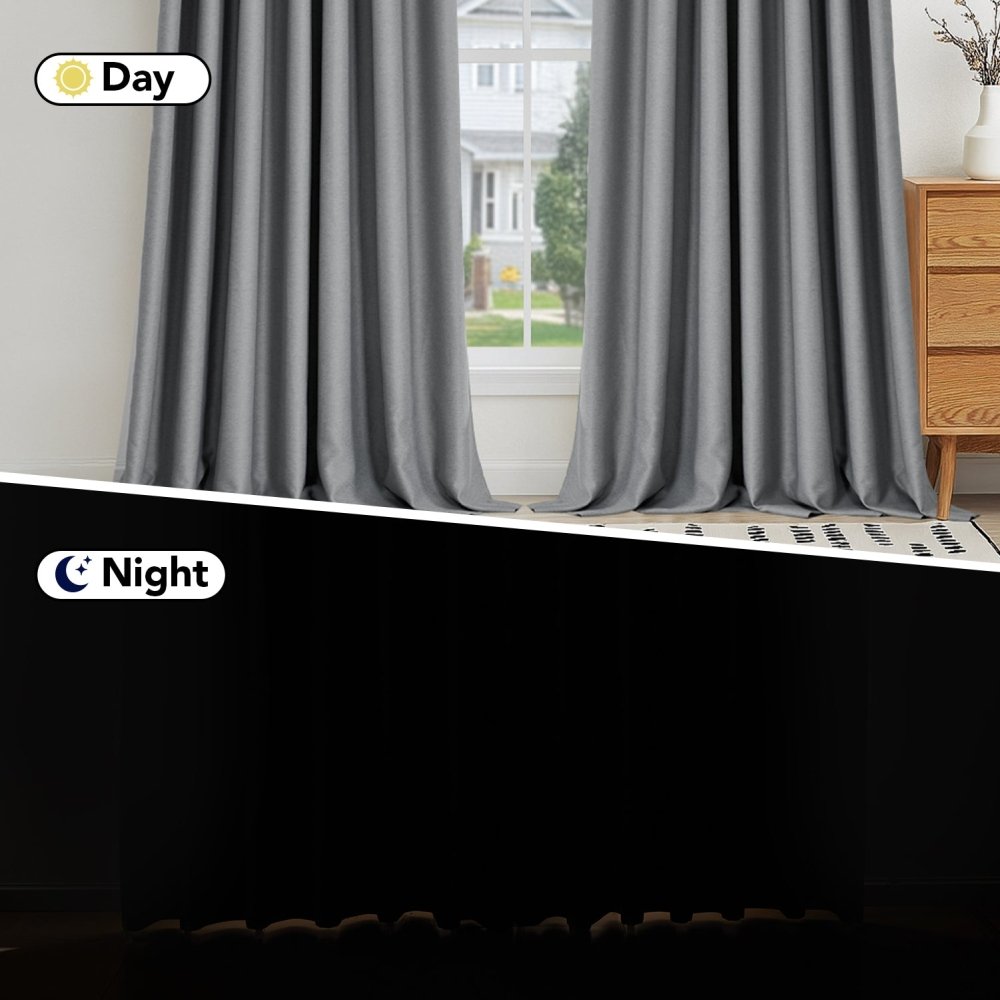 Yvonne Total Blackout Custom Curtains - Deconovo US