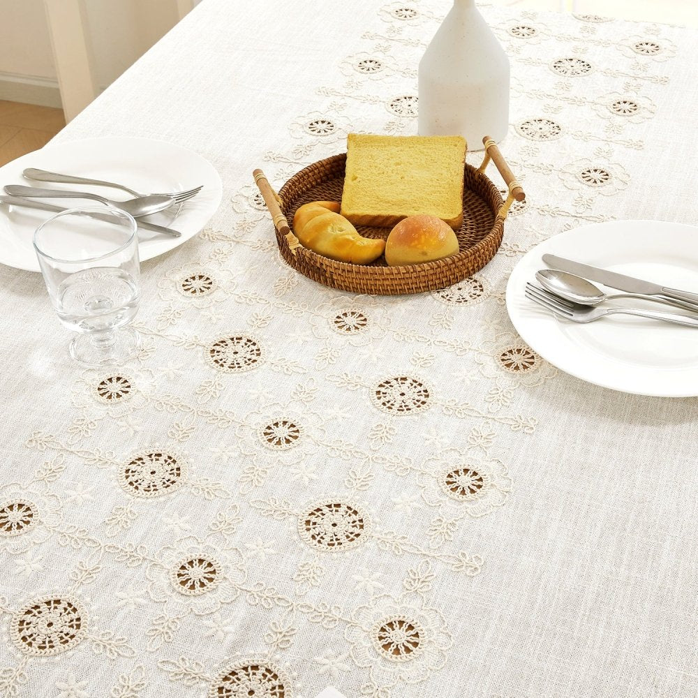 Zuri South African Linen Tablecloth - Deconovo US