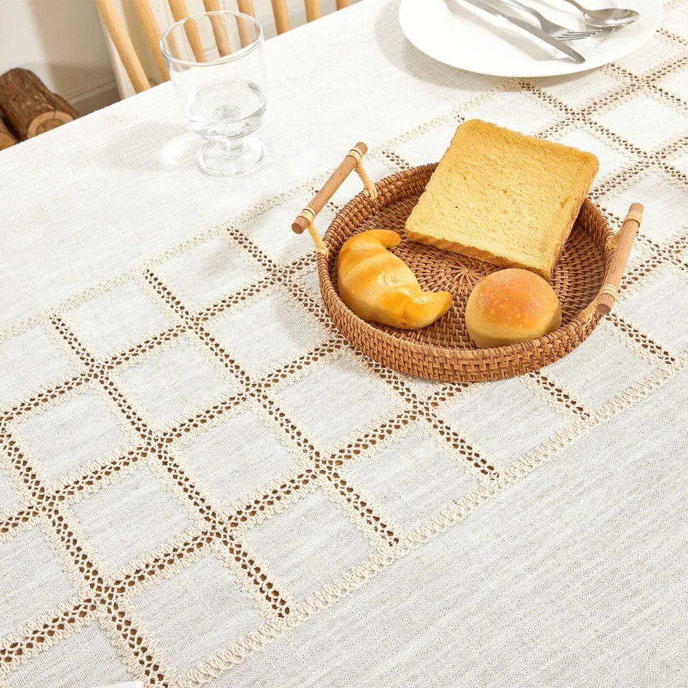 Zuri South African Linen Tablecloth - Deconovo US