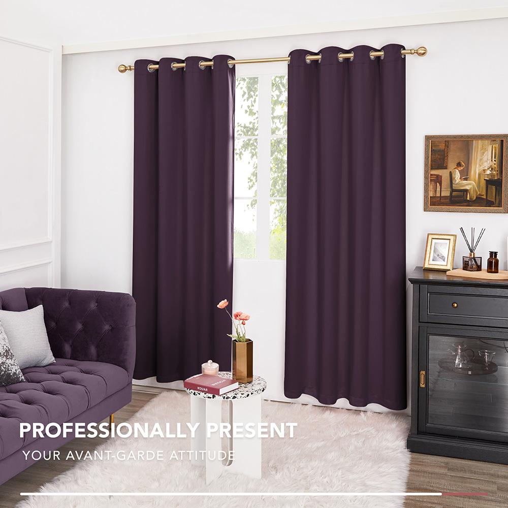 100% Total Blackout Curtains | Block Out Shades, Thermal Insulated