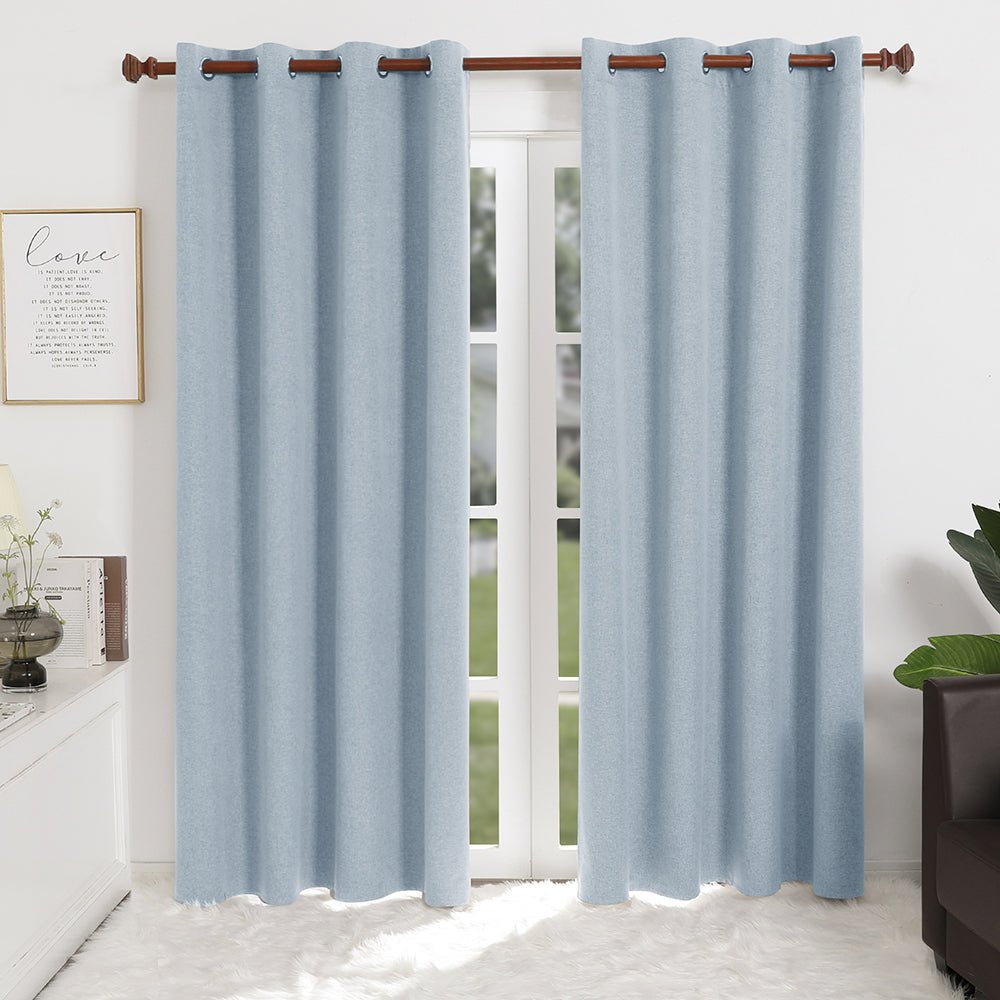 Fresh Velcro Curtains Windows Soundproof Shading Cloth Curtains 1Pcs 