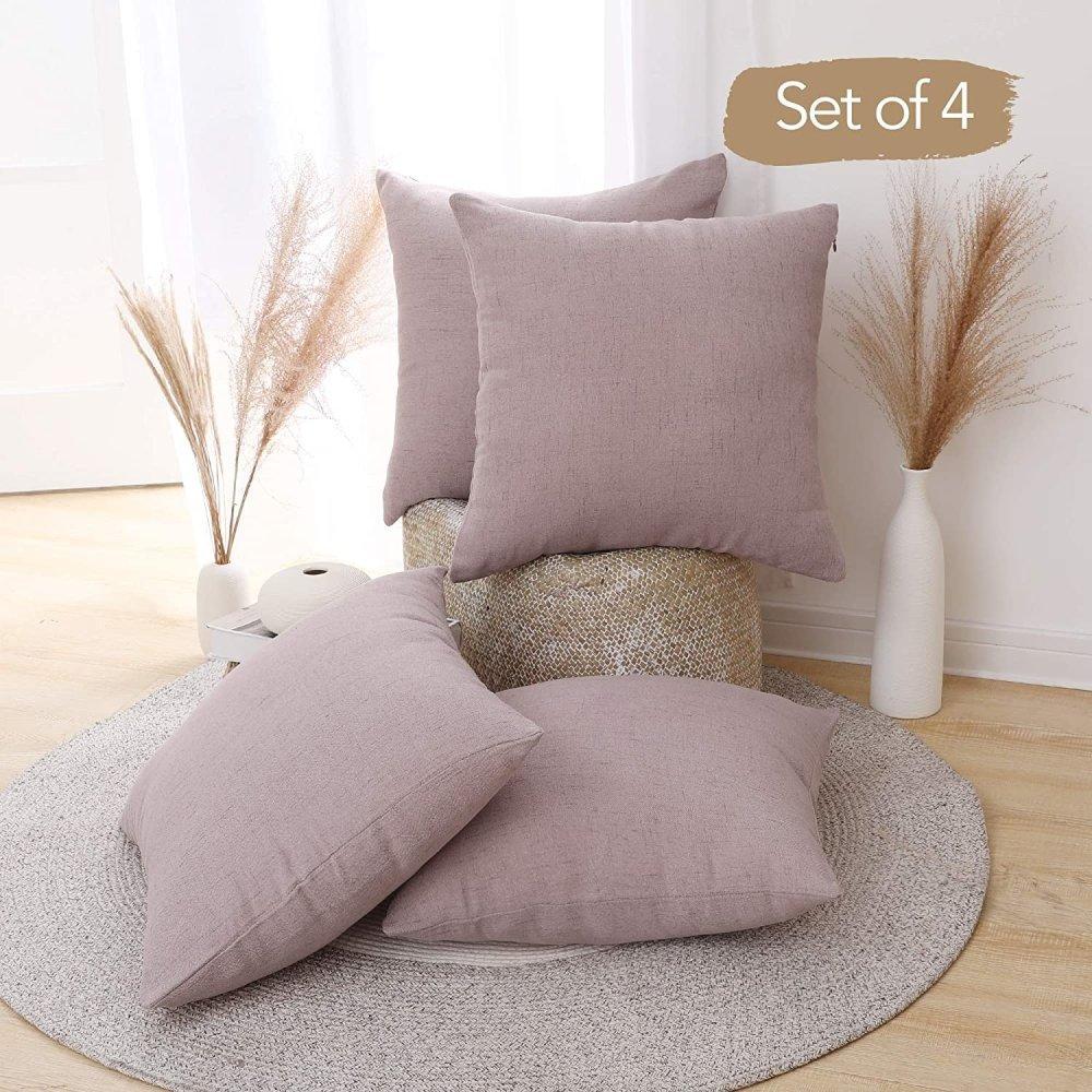 Decorative pillow cases with zippers best sale